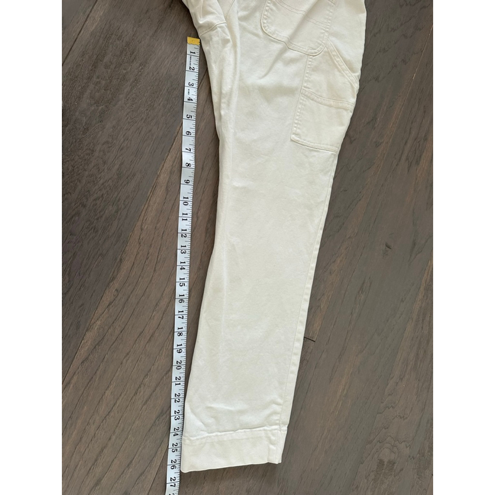 Old Navy Cream Ankle Cropped Pants Women's Size 0 - Picture 9 of 9